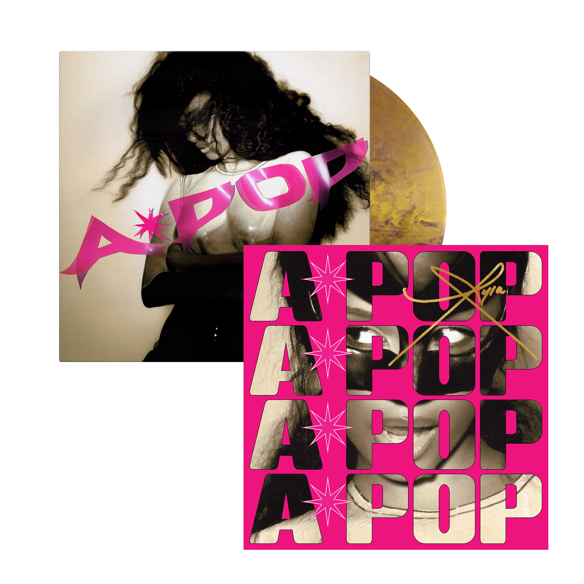 Tyla/Tyla LP 直筆サイン入り(オフィシャルサイト購入) Signed A*POP Royalty Gold Vinyl – Tyla US Store