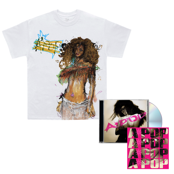 Tyla Signed A*POP CD and Sketch Tee Fan Pack – Tyla US Store