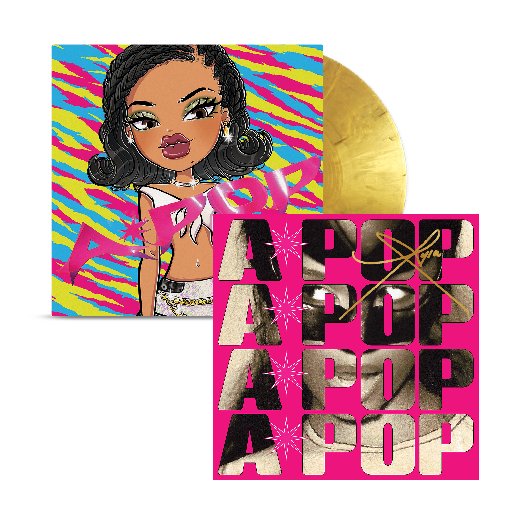 Tyla Signed A*POP x Bratz Vinyl and Tee Fan Pack